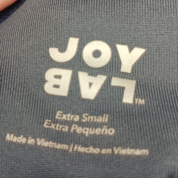 Joy Lab Blue/Gray Sports Bra without liner Size Small - Picture 4 of 4